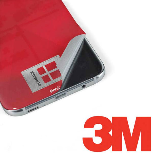 Denmark Soccer Flag Galaxy S8 Plus Skin