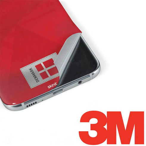 Denmark Soccer Flag Galaxy S8 Skin