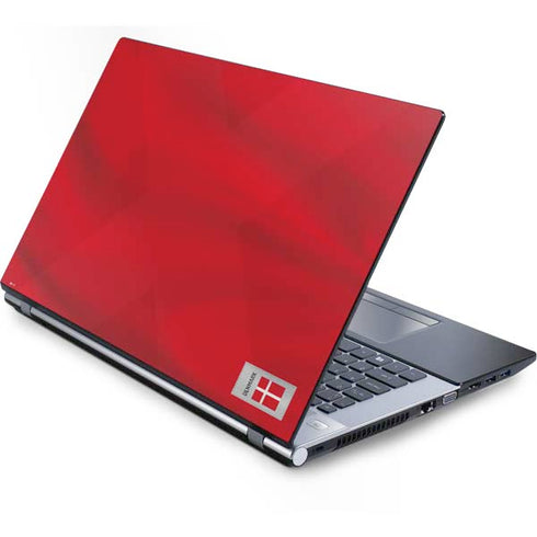 Denmark Soccer Flag Generic Laptop Skin