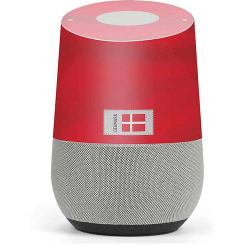 Denmark Soccer Flag Google Home Skin