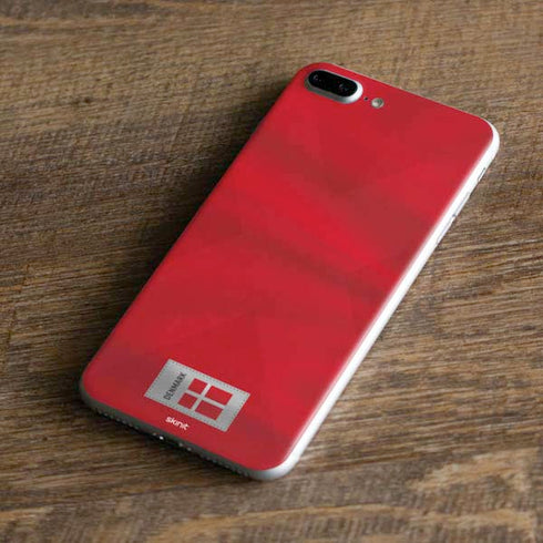 Denmark Soccer Flag iPhone 7 Plus Skin