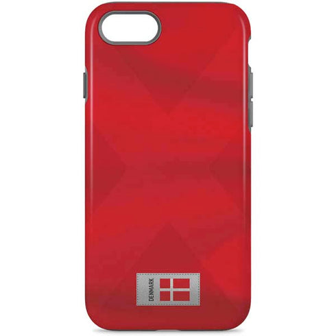Denmark Soccer Flag iPhone 7 Pro Case