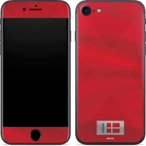 Denmark Soccer Flag iPhone 7 Skin