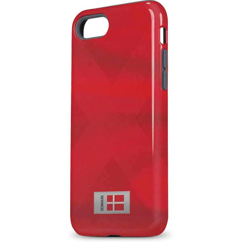 Denmark Soccer Flag iPhone 8 Pro Case