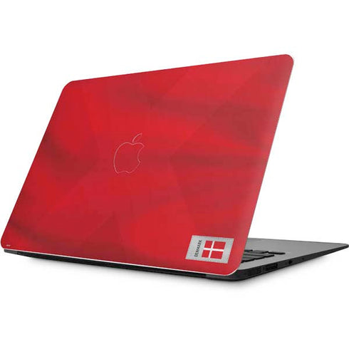 Denmark Soccer Flag Apple MacBook Skin