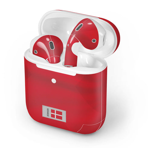 Denmark Soccer Flag Apple AirPods 2 Skin