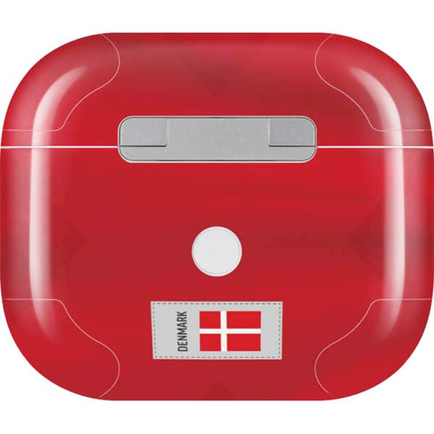 Denmark Soccer Flag Apple AirPods (3rd Gen 2021) Skin