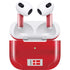 Denmark Soccer Flag Apple AirPods (3rd Gen 2021) Skin