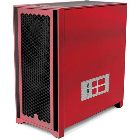 Denmark Soccer Flag Corsair 4000D Tempered Glass Mid-Tower ATX Case Skin