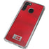 Denmark Soccer Flag Galaxy A21 Clear Case