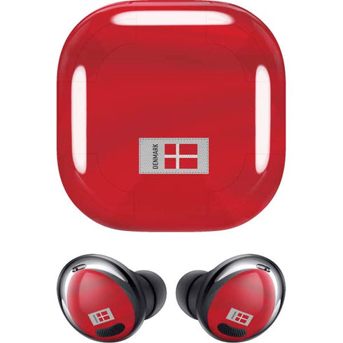 Denmark Soccer Flag Galaxy Buds Pro Skin