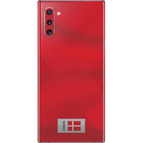 Denmark Soccer Flag Galaxy Note 10 Skin