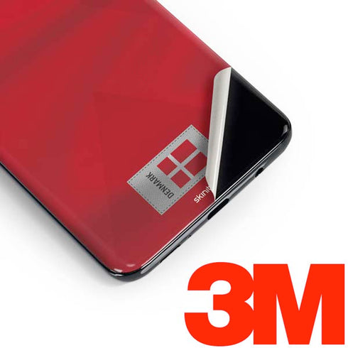 Denmark Soccer Flag Galaxy S10 Plus Skin