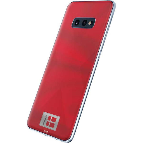 Denmark Soccer Flag Galaxy S10e Skin