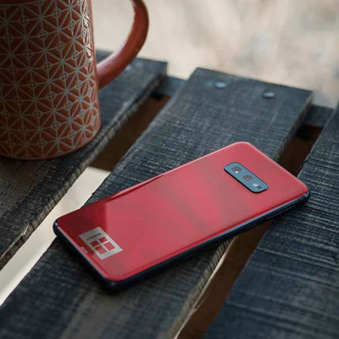 Denmark Soccer Flag Galaxy S10e Skin