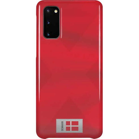 Denmark Soccer Flag Galaxy S20 Lite Case