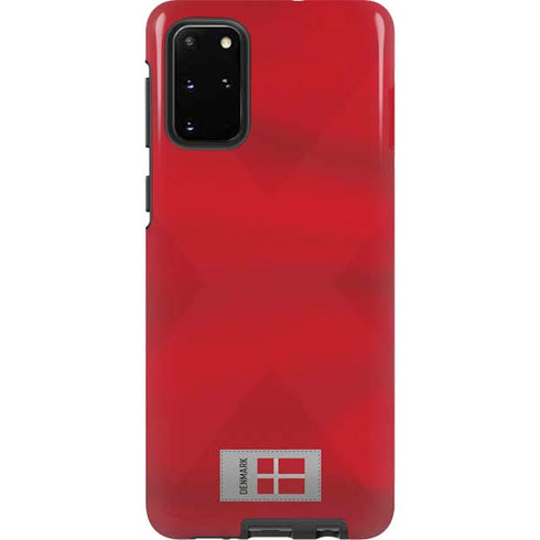 Denmark Soccer Flag Galaxy S20 Plus Pro Case