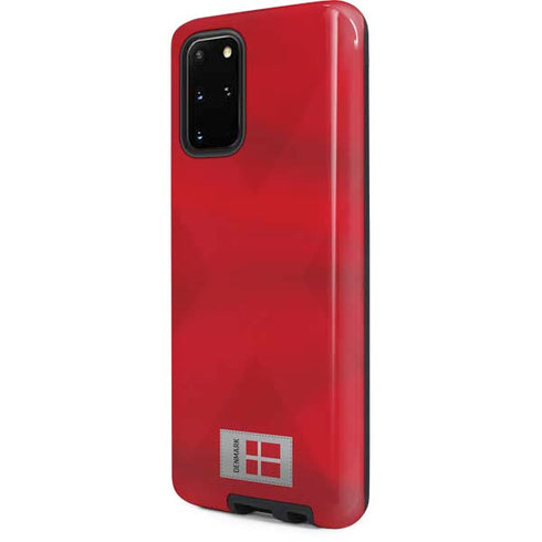 Denmark Soccer Flag Galaxy S20 Plus Pro Case