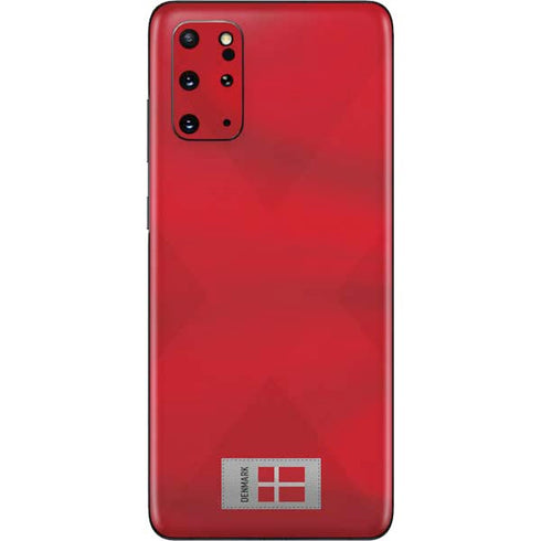 Denmark Soccer Flag Galaxy S20 Plus Skin