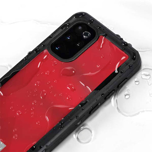 Denmark Soccer Flag Galaxy S20 Plus Waterproof Case