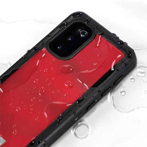 Denmark Soccer Flag Galaxy S20 Waterproof Case