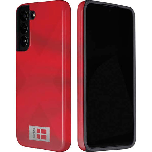 Denmark Soccer Flag Galaxy S22 Plus Pro Case