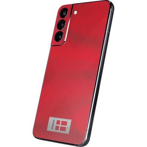 Denmark Soccer Flag Galaxy S22 Plus Skin