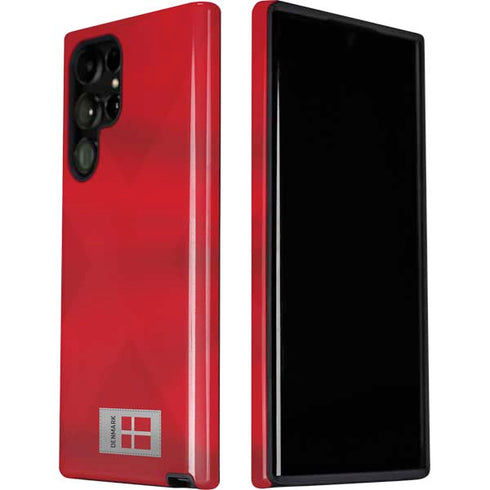 Denmark Soccer Flag Galaxy S22 Ultra Pro Case