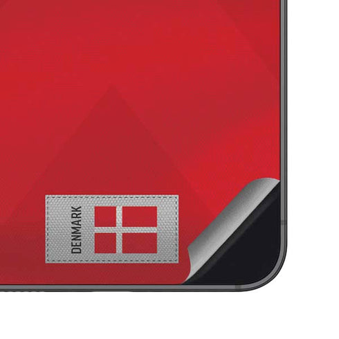 Denmark Soccer Flag Galaxy S23 FE Skin