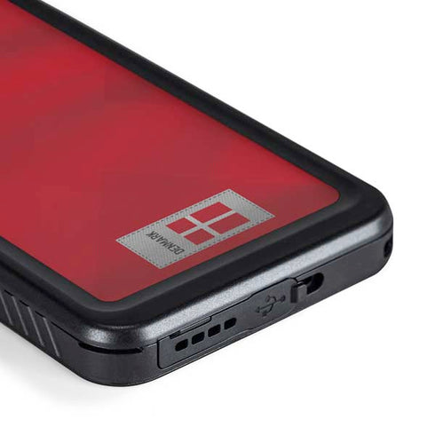 Denmark Soccer Flag Galaxy S23 Plus Waterproof Case