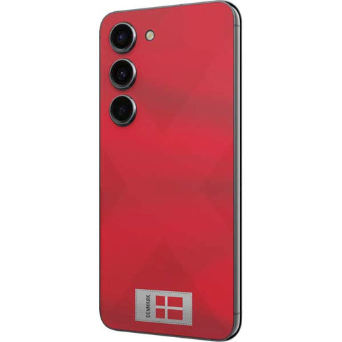 Denmark Soccer Flag Galaxy S23 Skin