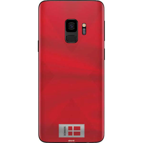 Denmark Soccer Flag Galaxy S9 Skin