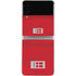 Denmark Soccer Flag Galaxy Z Flip3 5G Skin