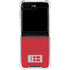 Denmark Soccer Flag Galaxy Z Flip5 5G Clear Case