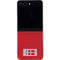 Denmark Soccer Flag Galaxy Z Flip5 5G Skin