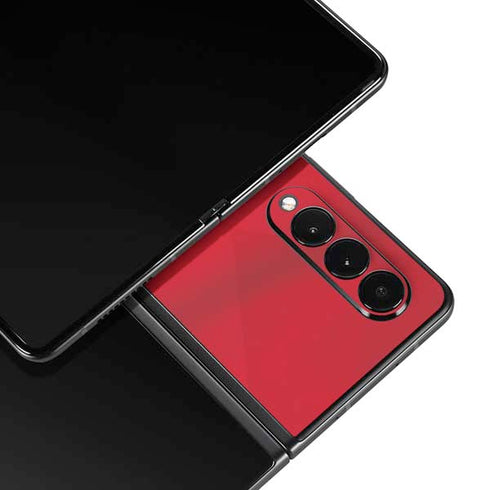 Denmark Soccer Flag Galaxy Z Fold3 5G Skin
