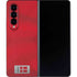 Denmark Soccer Flag Galaxy Z Fold4 5G Skin