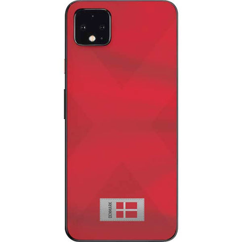 Denmark Soccer Flag Google Pixel 4 XL Skin