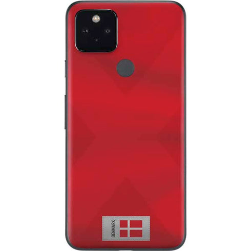 Denmark Soccer Flag Google Pixel 4a 5G Skin