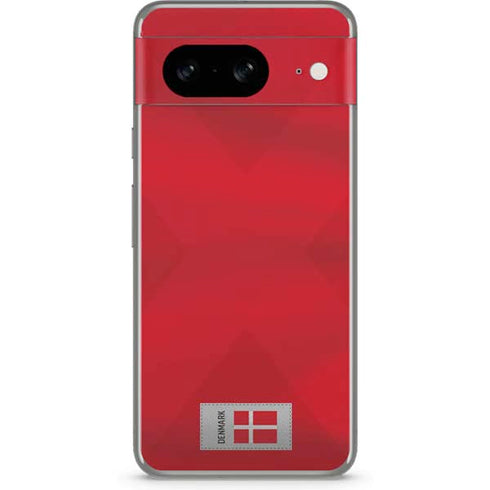 Denmark Soccer Flag Google Pixel 8 Skin