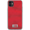 Denmark Soccer Flag iPhone 11 Clear Case
