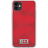 Denmark Soccer Flag iPhone 11 Clear Case