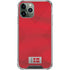 Denmark Soccer Flag iPhone 11 Pro Max Clear Case