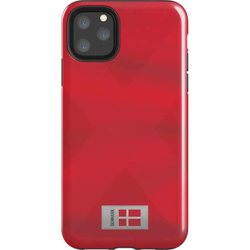 Denmark Soccer Flag iPhone 11 Pro Max Impact Case