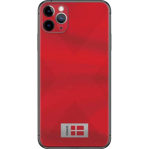 Denmark Soccer Flag iPhone 11 Pro Max Skin