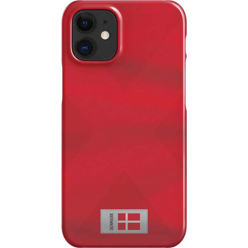 Denmark Soccer Flag iPhone 12 Mini Lite Case