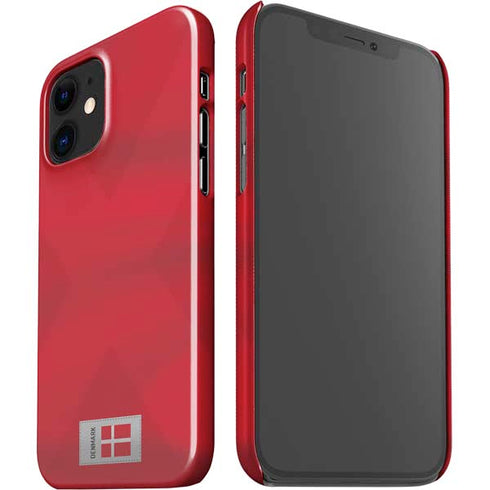 Denmark Soccer Flag iPhone 12 Mini Lite Case