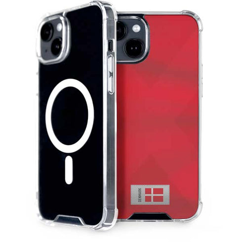 Denmark Soccer Flag iPhone 13 MagSafe Case