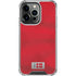 Denmark Soccer Flag iPhone 14 Pro Clear Case