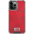 Denmark Soccer Flag iPhone 14 Pro Max Clear Case